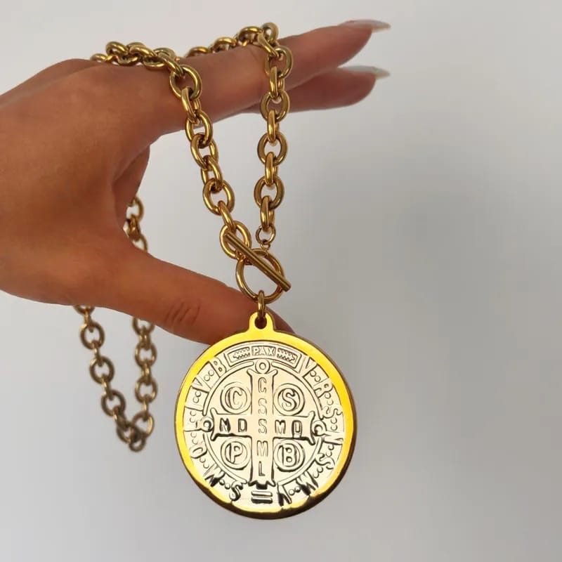 San Benito Medallion Necklace