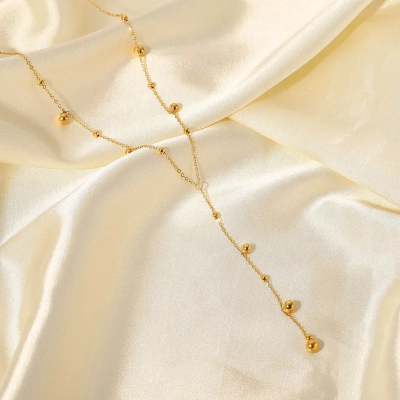 Y Moon Necklace
