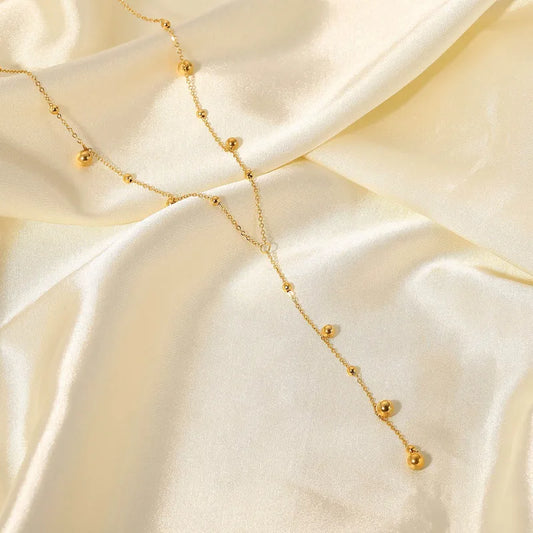 Y Moon Necklace