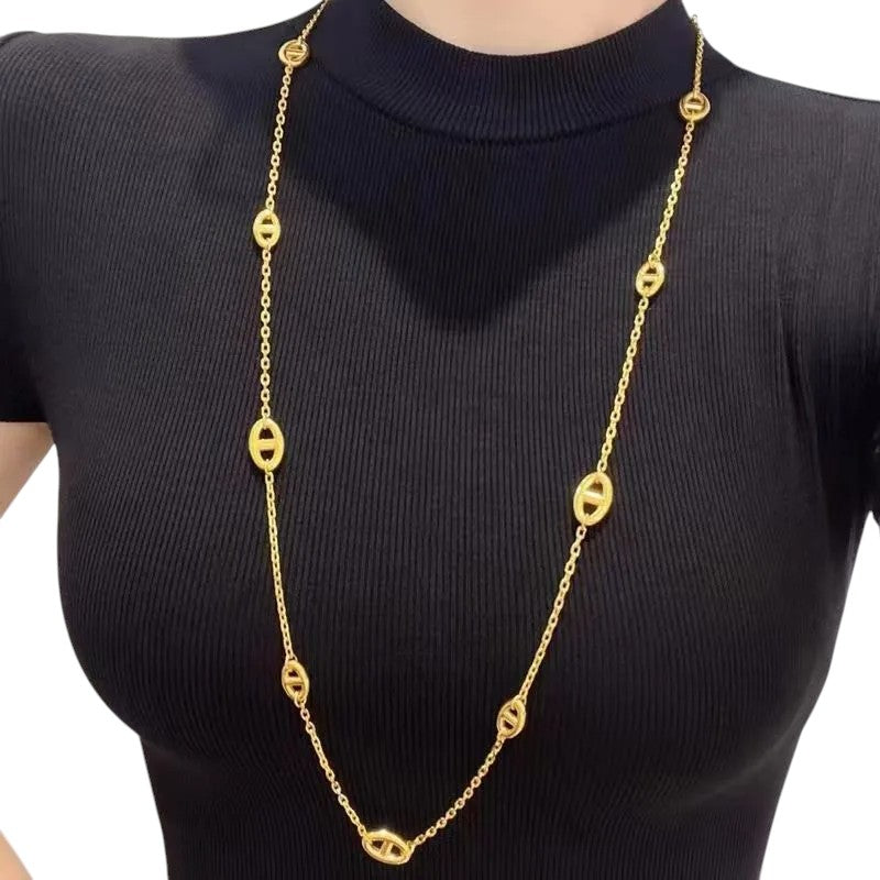 Orbit Long Necklace