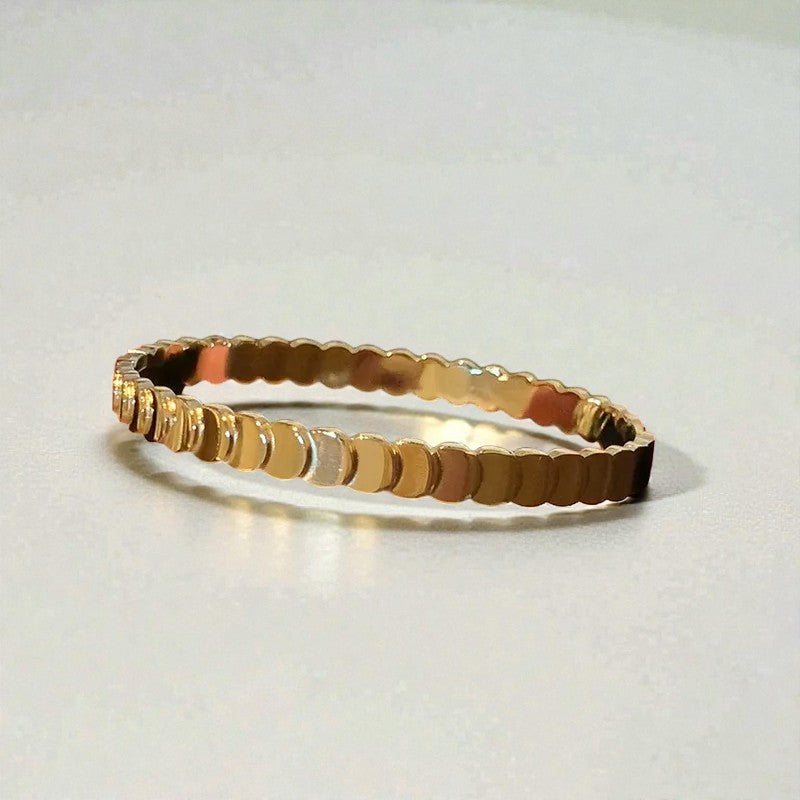 Golden Disc Bangle