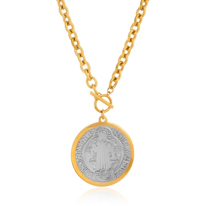 San Benito Medallion Necklace