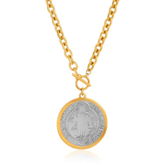 San Benito Medallion Necklace